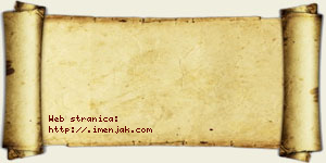 Tanja Žebeljan vizit kartica